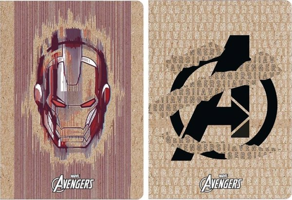 Τετράδιο A5/60K γραμμή Kraft Liner Avengers (5τμχ) Beniamin
