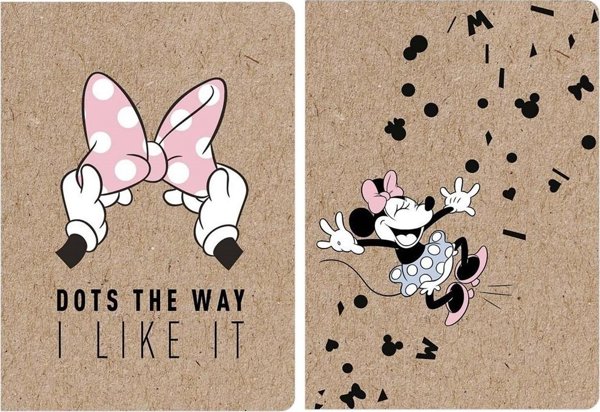 Τετράδιο A5/60K γραμμή Kraft Liner Minnie (5τμχ) Beniamin