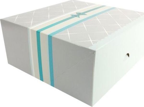 ΚΟΥΤΙ Beniamin 125 x 210 x 70 mm / 5 τεμ. - ΑΣΗΜΙ ΣΥΣΚΕΥΑΣΙΑ ΓΙΑ ΚΕΙΚ (συσκευασία=τεμ) Beniamin TARGI