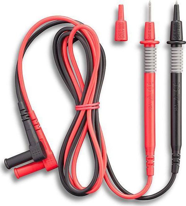 Benning Σετ Ακροδέκτες Μέτρησης 2mm για Πολύμετρα BENNING MM & CM, Μήκος 1.4m, CAT II 1000V, Κόκκινο/Μαύρο