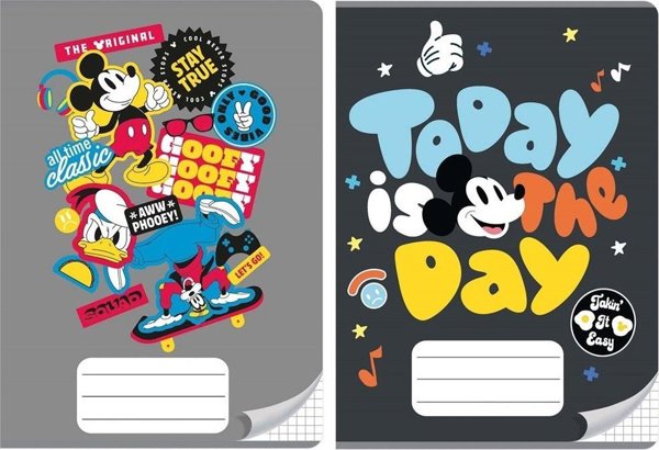 Beniamin Τετράδιο Mickey Mouse A5, 32 Φύλλα, Καρό, 10 Τεμάχια