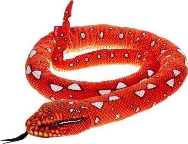Beppe Λούτρινο Φίδι ZOO, Κόκκινο, 180 cm