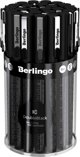 Berlingo, στυλό διαρκείας, μπλε, 24τμχ, 0.5mm, DoubleBlack