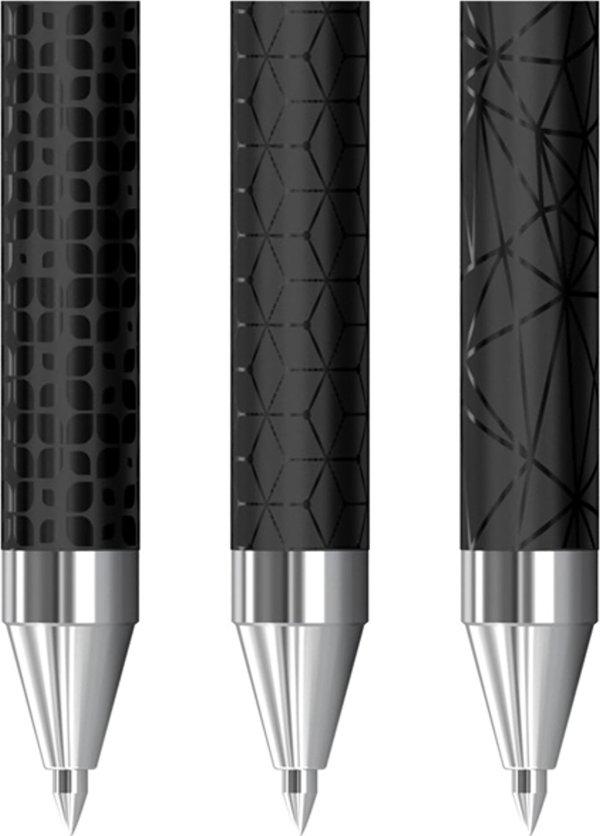 Berlingo, στυλό διαρκείας, μπλε, 24τμχ, 0.5mm, DoubleBlack