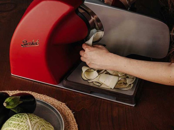 Berkel Homeline HL PLUS 250 κόκκινο-ματ μηχανή κοπής