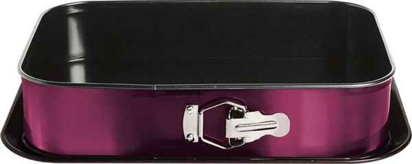 Berlinger Haus BH-6802 Ανοιγόμενη Ορθογώνια Φόρμα Ψησίματος με Αντικολλητική Επίστρωση, Μοβ, 39x27x7.5 cm