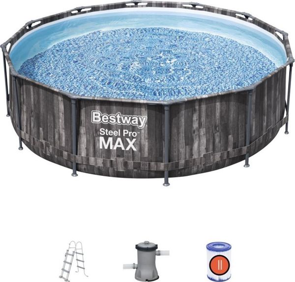 Bestway Πισίνα με Σκελετό Steel Pro Max 366cm (5614X)