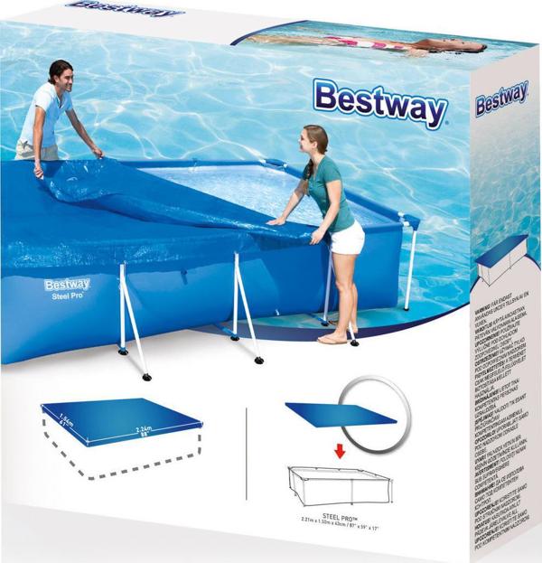 Κάλυμμα πισίνας Flowclear, 221 x 150 cm