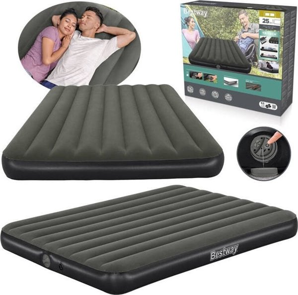 Φουσκωτό στρώμα Bestway Tritech Air, 203x152x25 cm