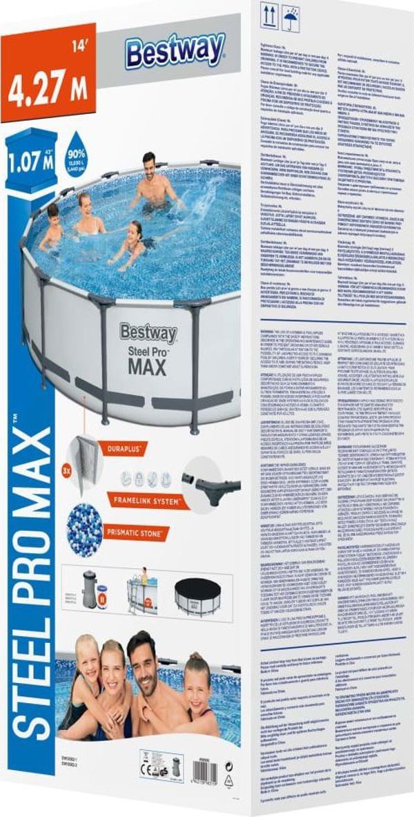 Πισίνα με πλαίσιο Bestway Steel Pro Max 427cm 5in1 (56950) 8673606 6942138983159