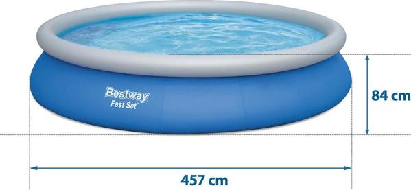 Πισίνα Fast Set 457cm 17w1 (57313) BESTWAY