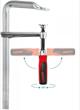Bessey Σφιγκτήρας βιδωτός, ατσάλινος με λαβή 2-συνθ. 400x120mm αναδιπλούμενη λαβή Bessey