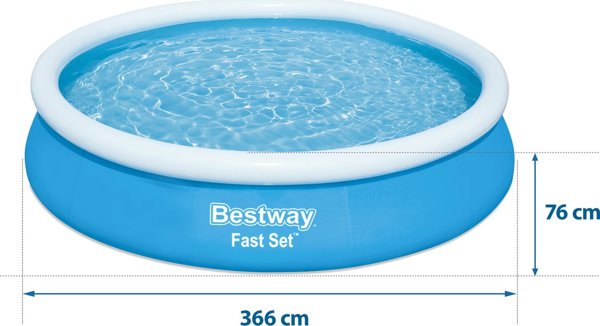 Bestway Basen rozporowy Fast Set 366cm (57273)
