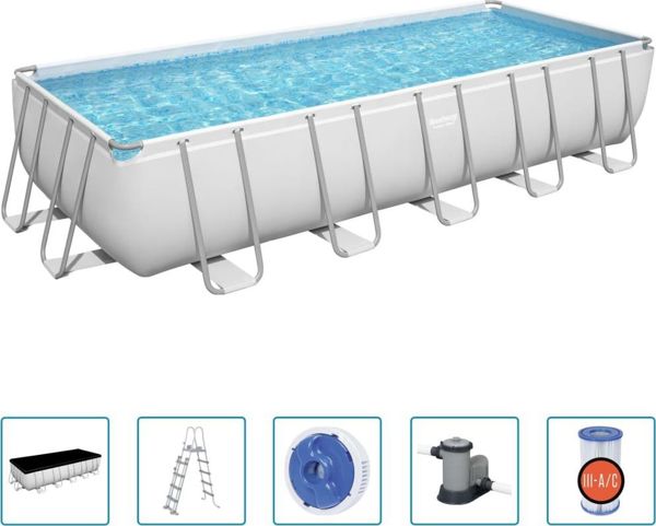 Πισίνα με πλαίσιο Bestway Power Steel 640x274cm 6in1 (5611Z) 8673612 6942138982992