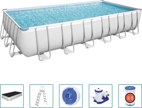 Πισίνα με πλαίσιο Bestway Power Steel 732x366cm 6in1 (56474) 8673622 6942138987201