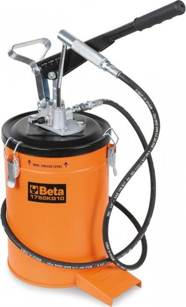 Beta Tools Λιπαντήρας Μοχλός 10kg με Σωλήνα 2m (1750kg10)