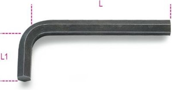 Beta Tools Klucz imbusowy typu L 22mm (96N-22)
