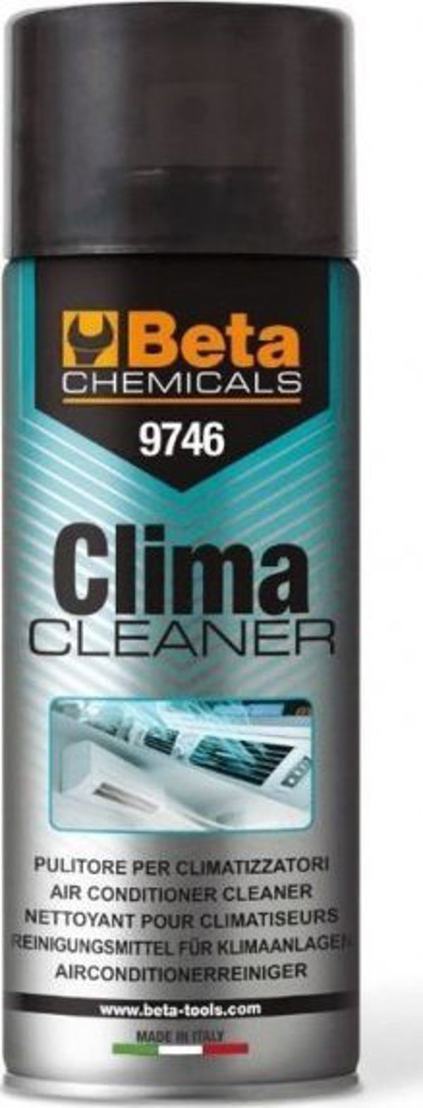Beta Tools Καθαριστικό Συστημάτων Κλιματισμού 400ml, Σπρέι Αφρού για Αυτοκίνητο, Οικιακά & Βιομηχανικά Κλιματιστικά, 9746/400S