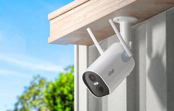 Ασύρματη εξωτερική κάμερα WiFi ieGeek ZS-GX2S λευκή 5200mAh