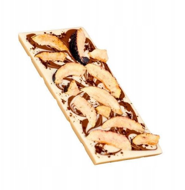Λευκή σοκολάτα M.Pelczar Chocolatier με μέλι, δαμάσκηνο και βανίλια 85g