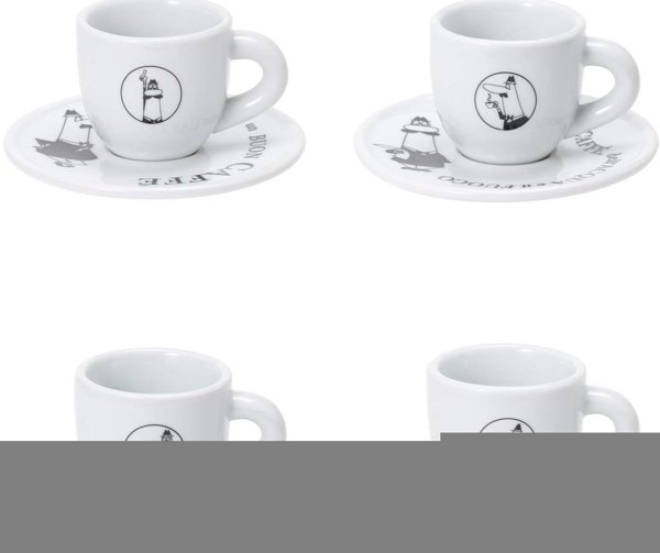 Bialetti Bialetti - Carousel - Σετ 4 φλιτζανιών με βάση