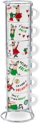 Bialetti Bialetti Italia - Σετ 6 φλιτζάνια εσπρέσο με βάση
