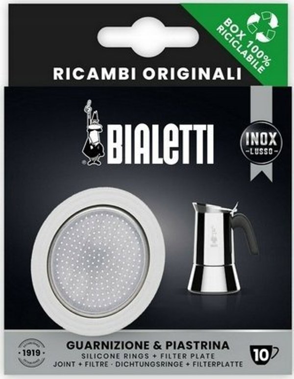 Bialetti Bialetti - Φλάντζα + φίλτρο για καφετιέρες από χάλυβα Bialetti 10 t 13478267 8006363034449