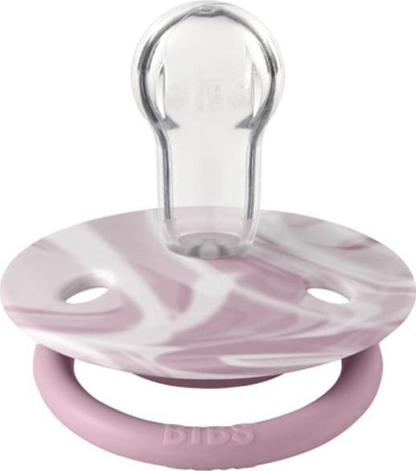 Bibs De Lux Πιπίλα Σιλικόνης Tie Dye Heather White, One Size