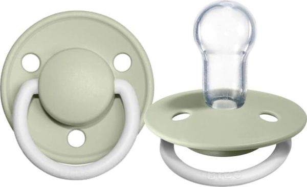 Bibs Bibs De Lux Πιπίλα σιλικόνης Sage Night 0-36 μ Bibs