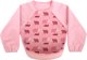 BIBETTA sleeved bib with pocket Hippos, BBWS-3-121