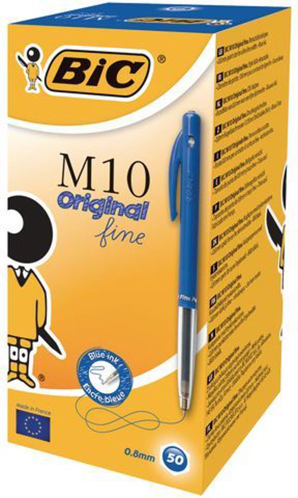 Στυλό αυτόματης λειτουργίας Bic M10 fine, μπλε (BIC761)