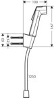 Σετ μπιντέ, Hansgrohe, 29238000