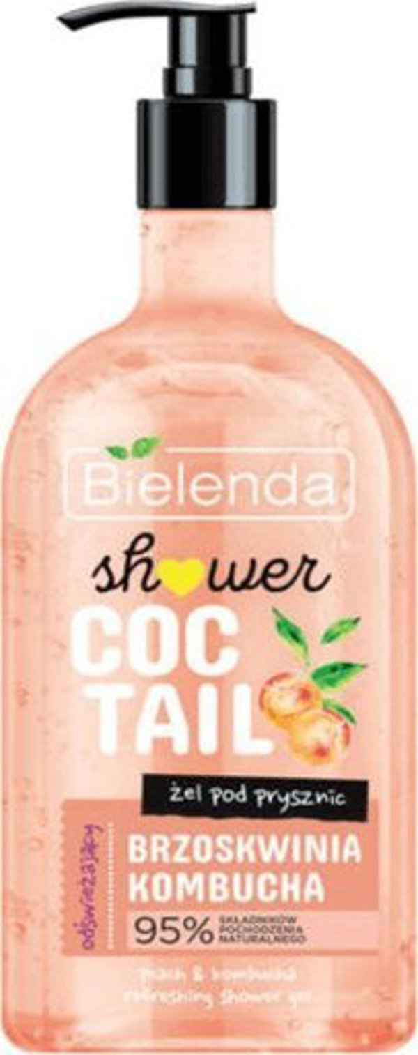 Bielenda Bielenda Shower Coctail Αφρόλουτρο αναζωογονητικό Ροδάκινο & Kombucha 400ml