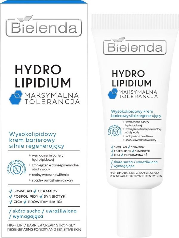 Bielenda Hydro Lipidium Υψηλής περιεκτικότητας σε λιπίδια κρέμα φραγμού με ισχυρή αναγέννηση 50ml