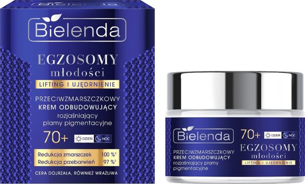BIELENDA_Εξωσώματα Νεότητας αντιρυτιδική κρέμα προσώπου 70+ για ημέρα και νύχτα 50ml