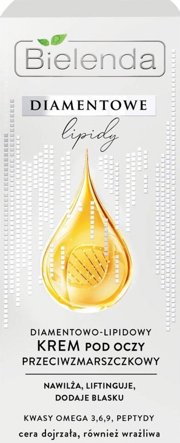 Bielenda Diamond Lipidy Αντιρυτιδική Κρέμα Ματιών, 15ml - Βαθιά Ανάπλαση & Θρέψη για Ώριμο Δέρμα
