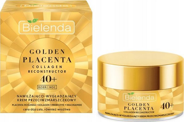 Bielenda Golden Placenta Αντιρυτιδική Κρέμα Προσώπου 40+ για Ενυδάτωση & Σύσφιξη, Ημέρας & Νύχτας, 50ml