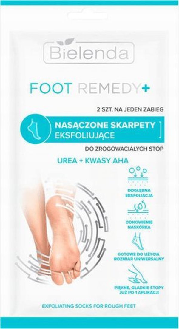 Bielenda Foot Remedy Εμποτισμένες Κάλτσες Απολέπισης για Σκληρυμένα Πόδια - 1 Θεραπεία (2 Τεμάχια)