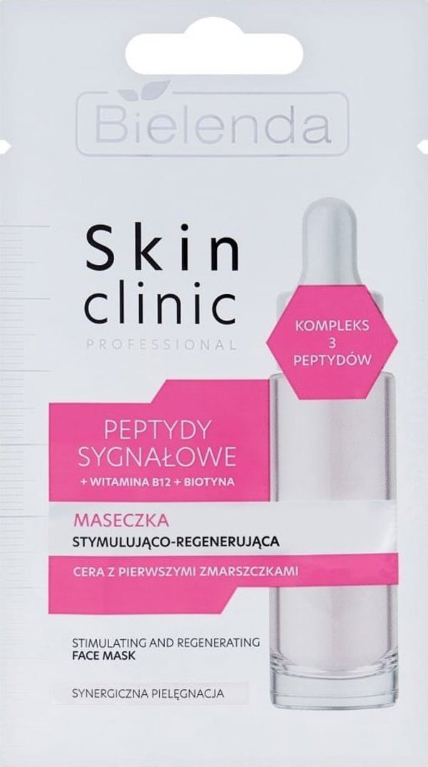 Bielenda Skin Clinic Professional Peptydy Μάσκα Προσώπου Διεγερτική-Αναγεννητική 8g