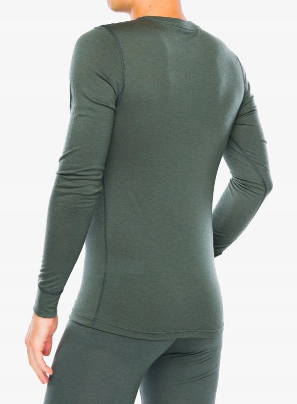 Ισοθερμικό εσώρουχο με μακρύ μανίκι Odlo BL TOP crew neck l/s MERINO 200 μέγεθος M Μπλε