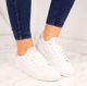 Big Star Χαμηλά sneakers από οικολογικό δέρμα λευκά Big Star HH274073 37