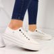 Big Star Γυναικεία Sneakers με Πλατφόρμα σε Λευκό Big Star HH274052 40