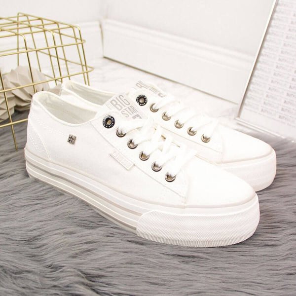Big Star Γυναικεία Sneakers με Πλατφόρμα σε Λευκό Big Star HH274052 40