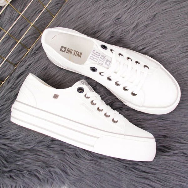 Big Star Γυναικεία Sneakers με Πλατφόρμα σε Λευκό Big Star HH274052 40