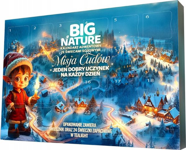 BIG NATURE_Misja Cudow Ημερολόγιο Αναμονής με Κεριά Σόγιας 240γρ