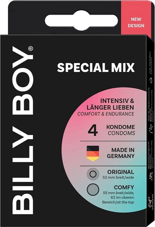Προφυλακτικά Billy Boy Special Mix 4 τεμ