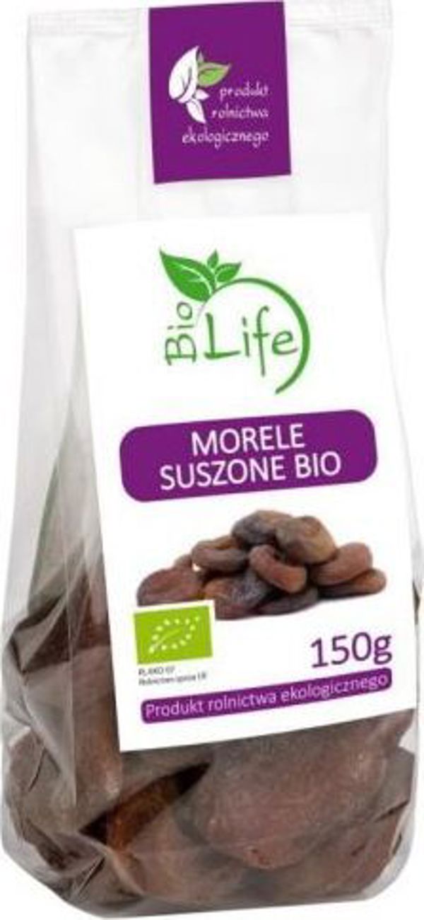 Bio Life Βιολογικά Αποξηραμένα Βερίκοκα, 150g