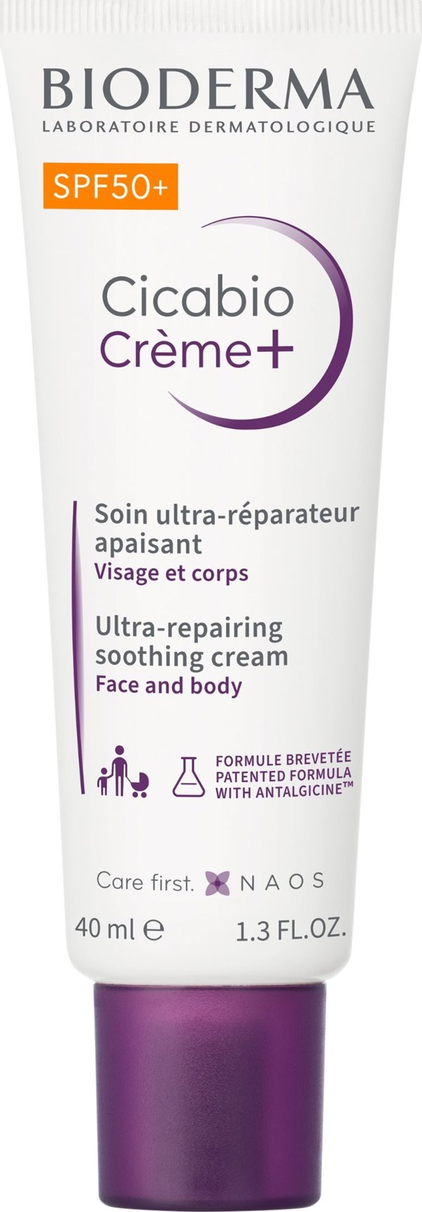 Bioderma Bioderma Cicabio Creme+ Καταπραϋντική και Αναπλαστική Κρέμα SPF 50+, 40 ml 14393385 3701129810088