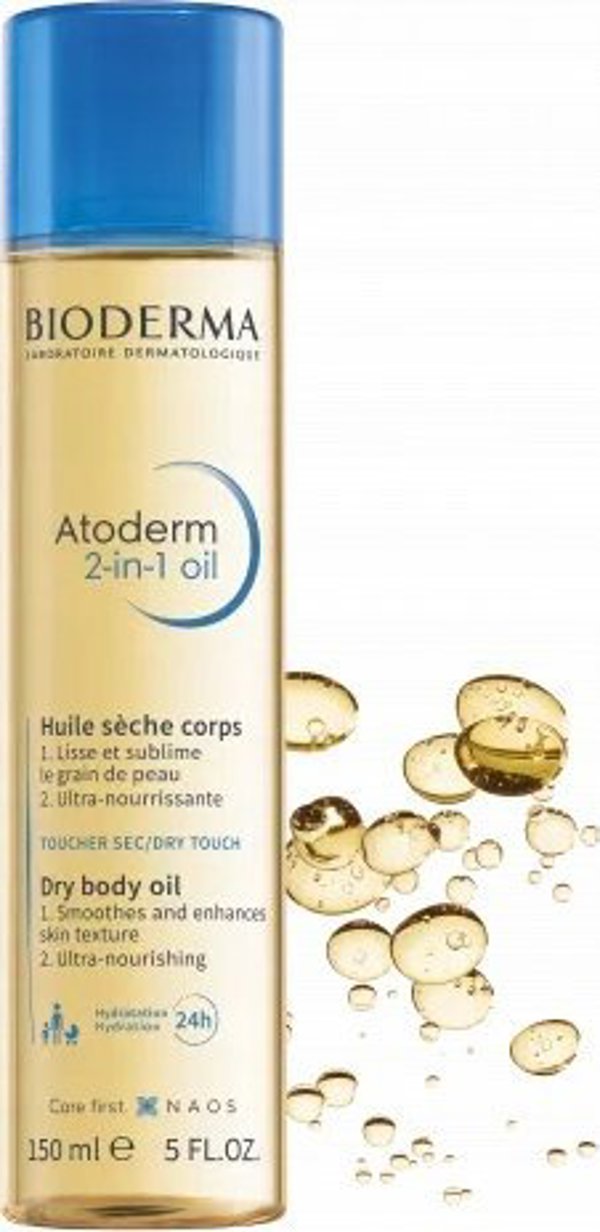 Bioderma Bioderma Atoderm 2-in-1 Oil Ξηρό λάδι σώματος, 150 ml
