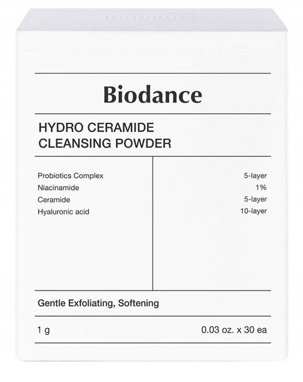 BIODANCE_Ενζυματική πούδρα καθαρισμού προσώπου Hydro Ceramide 30x1g
